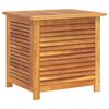 vidaXL Градинска кутия за съхранение 60x50x56 см акациево дърво масив