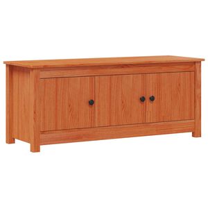vidaXL Шкаф за обувки Восъчен Кафяв 110 x 38 x 45,5 см