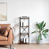 vidaXL Рафт за книги Димян дъб 40 x 30 x 119 см Инженерно дърво