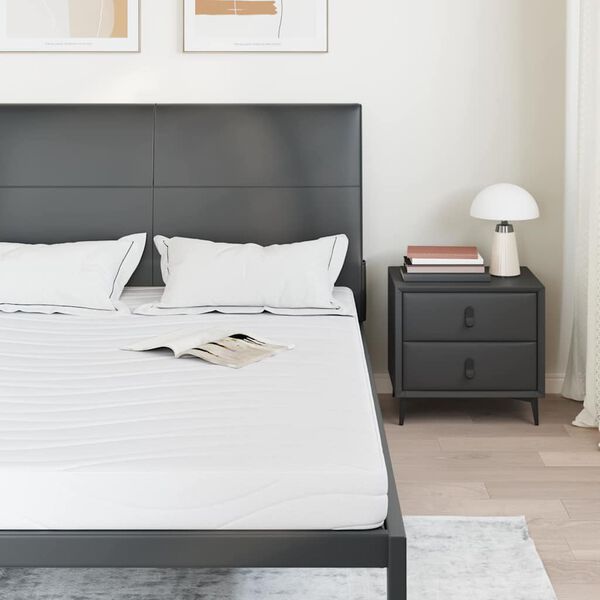 vidaXL Матрак Бяло 160 x 200 cm Жакардова материя