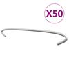 vidaXL Куки за габиони, 50 бр, поцинкована стомана, 40 см