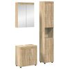 vidaXL Комплект мебели за баня TULUM 3 бр. Сонома дъб 60 x 34 x 63 см