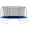 vidaXL Комплект батут, кръгъл, 460x80 см, 150 кг