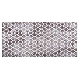 vidaXL Килим, миещ се, 80x300 см, пъстър