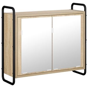 vidaXL Комплект шкафове за баня 2 бр. Дъб сонома 65,5 x 34 x 61 см