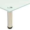 322759 vidaXL TV Stand Frosted 40x35x17 cm Tempered Glass