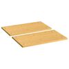 vidaXL Капаци за готварски печки 2 бр 50x28x1,5 см бамбук