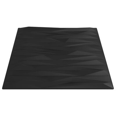 vidaXL Стенни панели 24 бр черни 50x50 см XPS 6 м² камък