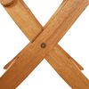 vidaXL Сгъваем градински трапезен комплект от 5 части, акация масив