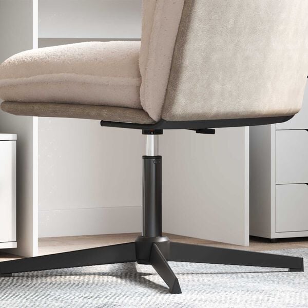 vidaXL Газов цилиндър за офис стол Черно 15,5 см Желязо