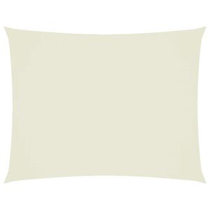 vidaXL Платно-сенник, Оксфорд текстил, правоъгълно, 3x6 м, кремаво