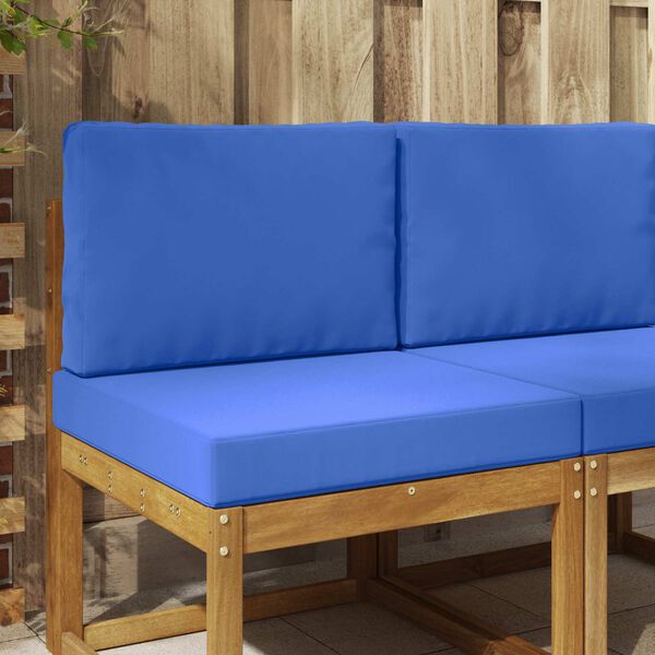 vidaXL Възглавница за диван на открито 2 pcs Тюркоаз Полиестер