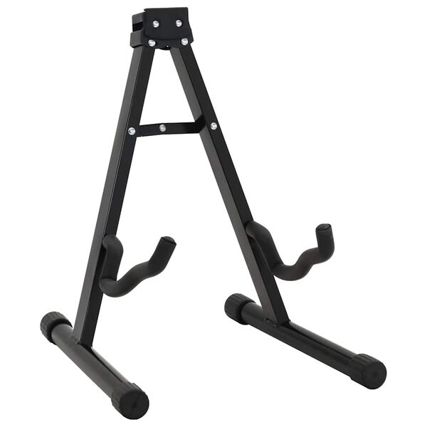 vidaXL Комплект класическа китара за начинаещи 12 части черен 4/4 39"