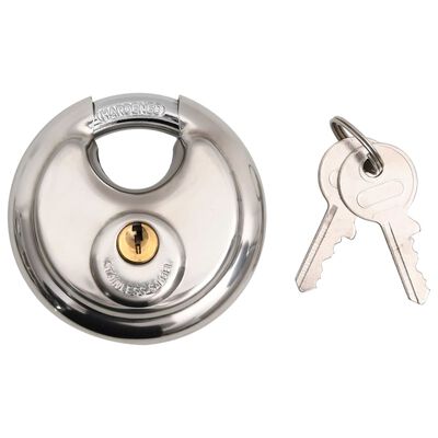 vidaXL Ключалка за теглич, сребриста, 11x11x23,5 см, стомана