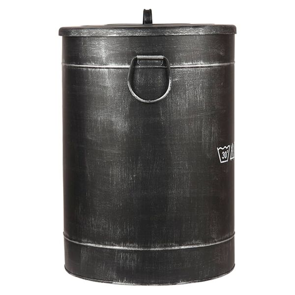 LABEL51 Kош за пране, 40x40x58 см, L, антично черно