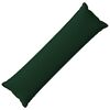 vidaXL Възглавница HOUTEN Тъмнозелено 40 x 145 см Изкуствен лен