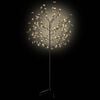 328653 vidaXL Christmas Tree 120 LEDs Warm White Light Cherry Blossom 150 cm (US only) - Untranslated