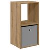 vidaXL Нощно шкафче с чекмедже Дъб 35 x 32 x 68,5 см Инженерно дърво