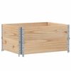 vidaXL Палетни страници, 2 бр, 80x60 см, борова дървесина масив