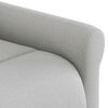 vidaXL Recliner Chair Cloud Grey Fabric