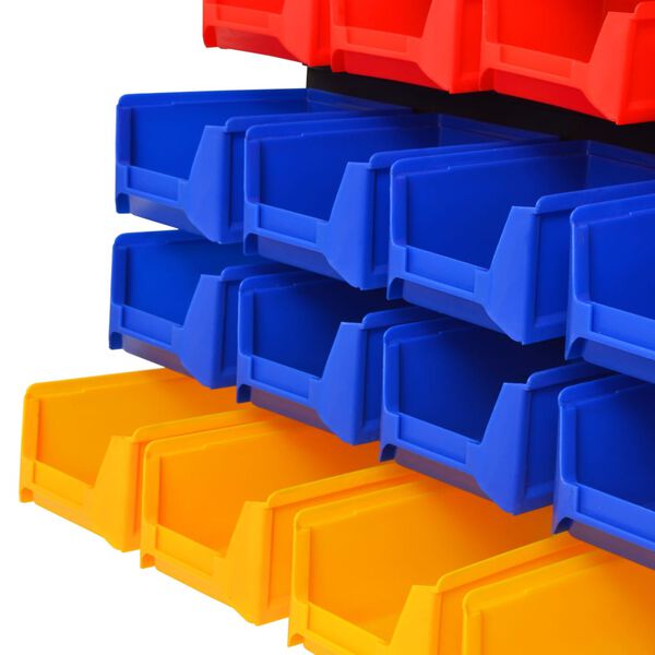 vidaXL Органайзер за инструменти за гараж, за стенен монтаж