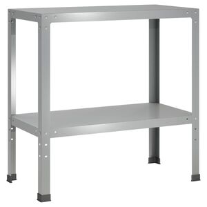 vidaXL Маса за засаждане 100 x 40 x 80 cm Поцинкована стомана