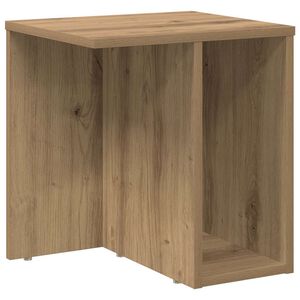 vidaXL Крайна масичка Дъб 37 x 32 x 40 см Инженерна дървесина