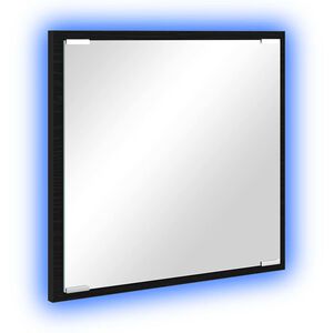 vidaXL LED огледало за баня Черния дъб 40 x 37 x 8.5 см