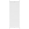 vidaXL Плисирана щора, 40x125см, бяла