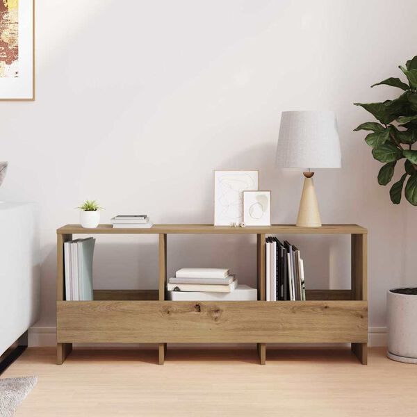 vidaXL Етажерка за списания Дъб 102 x 30 x 45 см