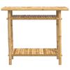 vidaXL Конзолна маса 90x37x75 см бамбук