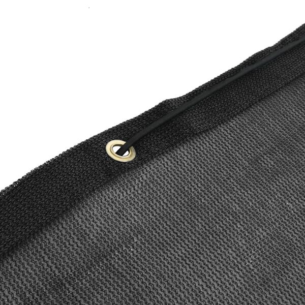 vidaXL Мрежа за ремарке, HDPE, 3x5 м, черна