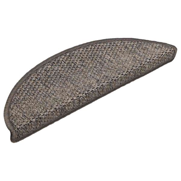 vidaXL Самозалепващи стелки за стълби сизал 30 бр 56x17x3 см