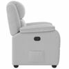 vidaXL Recliner Chair Cloud Grey Fabric