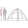 vidaXL Къмпинг палатка 4-местна синя бързо освобождаване