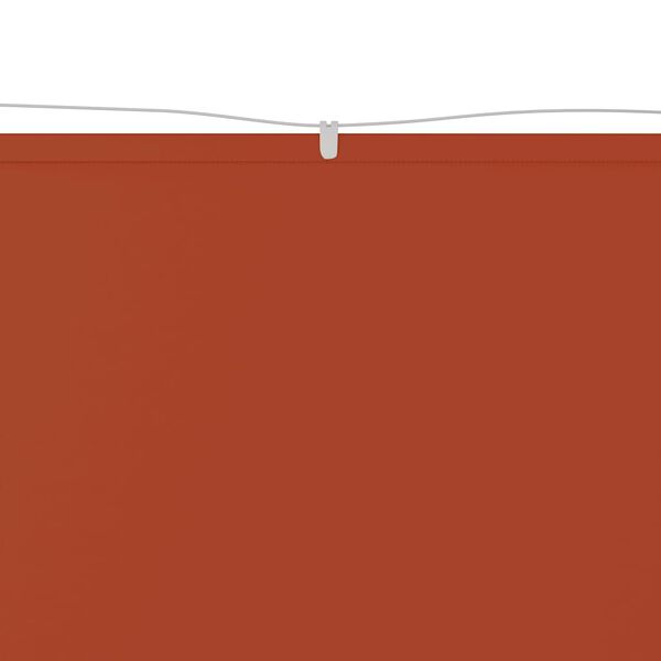 vidaXL Вертикален сенник, теракота, 180x1200 см, оксфорд плат