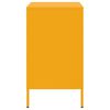vidaXL Нощно шкафче, горчица жълто, 36x39x68 см, стомана