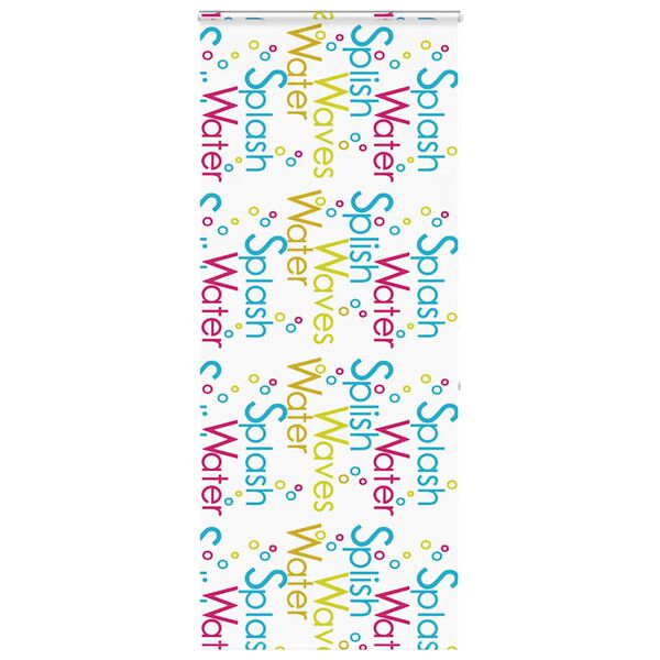 vidaXL Ролетна щора за душ с касета 90x240 см Ширина на плата 86 см