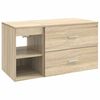 vidaXL Комплект мебели за баня 2 pcs Дъб сонома Инженерна дървесина
