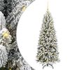 vidaXL С изкуствено коледно дърво Бяло 120 cm