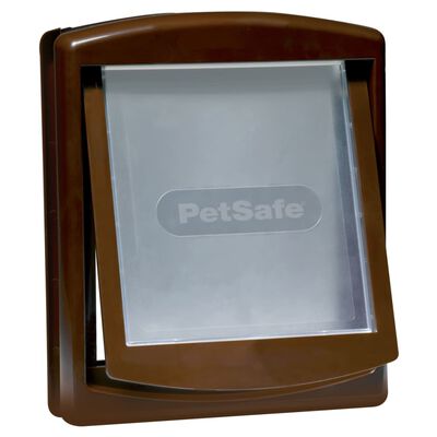 PetSafe 2-посочна врата за домашни любимци 755, 26,7x22,8 см, кафява