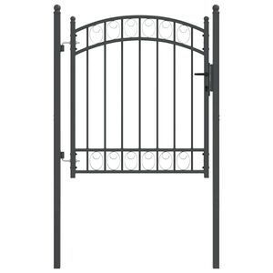 vidaXL Врата за ограда EMMEN 104 x 98,5 cm С ключалка
