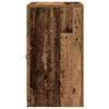 vidaXL LED конзолна маса Старо дърво 41 x 37 x 67 см Инженерно дърво