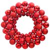 vidaXL Коледен венец червен 45 см полистирен