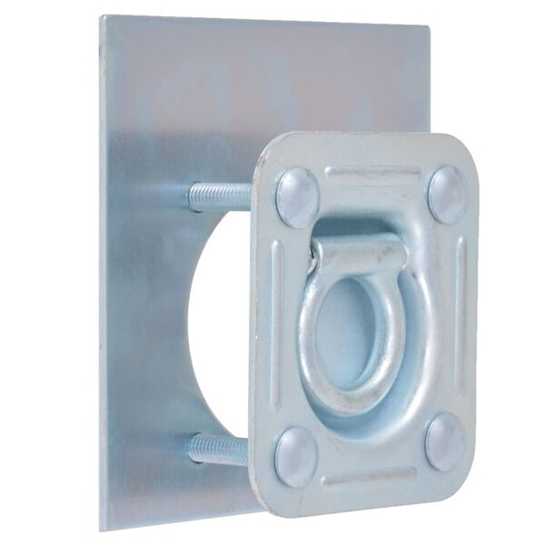 vidaXL Укрепващи пръстени за товар, 6 бр, поцинкована стомана, 2000 кг