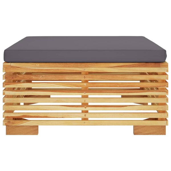 vidaXL Градински лаундж комплект от 2 части тиково дърво масив