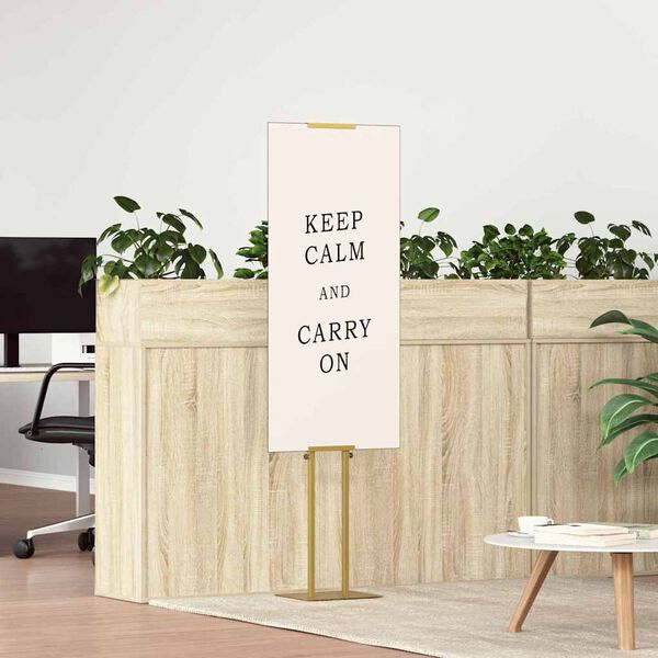 vidaXL Стендове за търговски прояви 2 pcs Златист 30 x 24 x 208 см