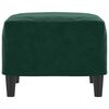 vidaXL Табуретка, тъмнозелена, 60x50x41 см, кадифе