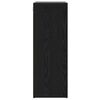 vidaXL Шкаф за обувки Черния дъб 77,5 x 30 x 83,5 см Инженерно дърво