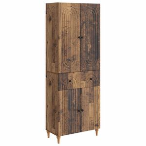 vidaXL Комплект шкафове 2 pcs 66 x 34,5 x 90 см Инженерна дървесина